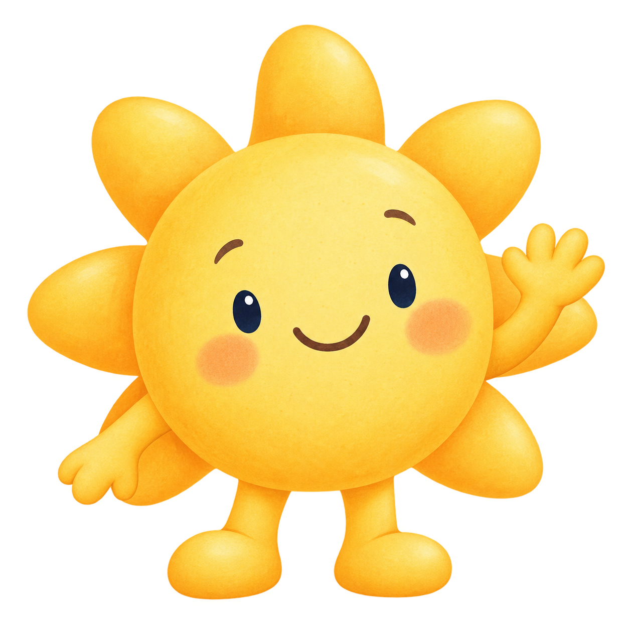 Sunny, a friendly sun companion